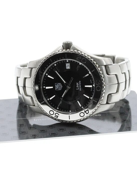 TAG HEUER Link WJ1110.BA0570 Date black Dial Quartz Men\'s Watch_948856 main image 5